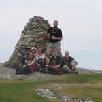 Op de top van Dun-I, het hoogste punt van Iona (overigens slechts 100m boven zeeniveau)
