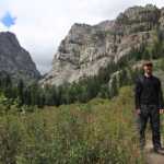 Robert, tijdens een wandeling naar de Death Canyon