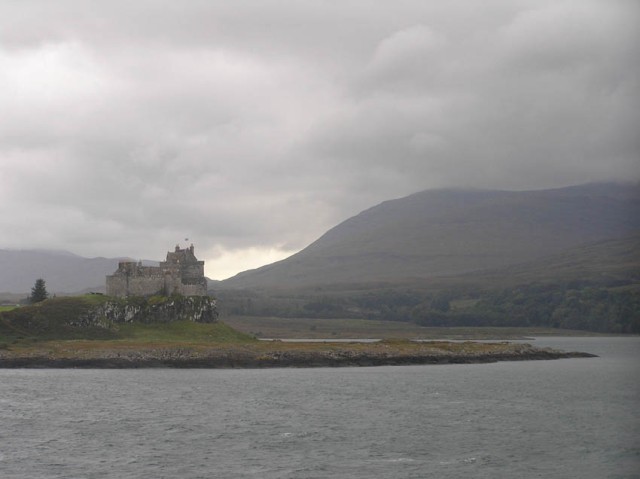 En dit kasteel op the Isle of Mull