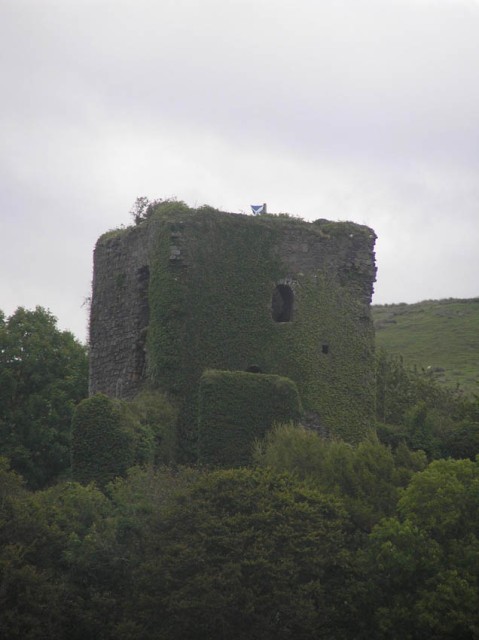 Vanaf de eerste ferry hadden we ook prachtig uitzicht, deze ruine is bij Oban