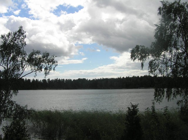 Dit prachtige meer lag midden op het eiland