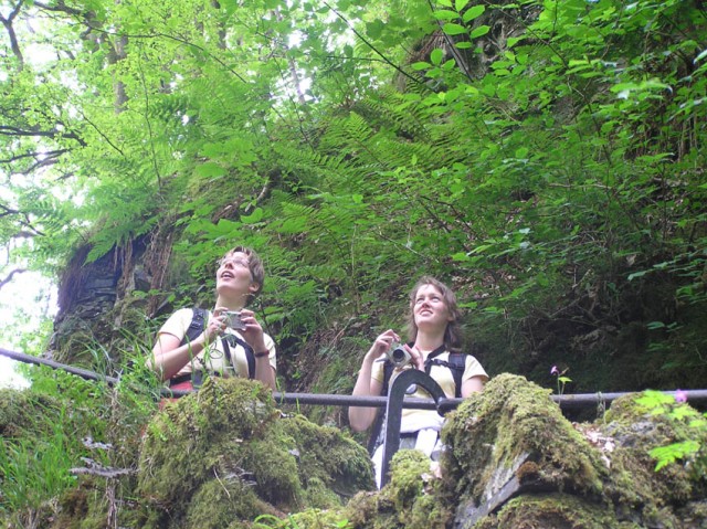 Marieke en Paulien keken vol ontzag naar dit natuurwonder