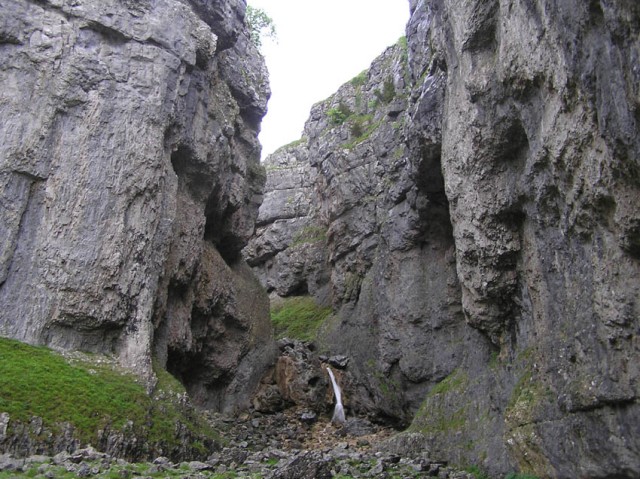 Dit is Gordale Scar, nog zo'n natuurwonder