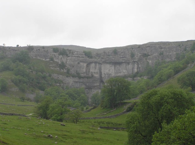 Malham Cove, n van de natuurwonderen bij Malham