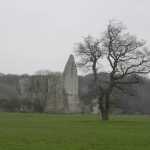 Voor de tweede keer in acht dagen zag ik een ruine van een middeleeuws klooster, Newark priory