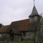 st Nicholas church in Pyrford stamt uit 1140 AD