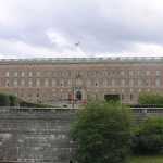 Het koninklijk paleis te Stockholm